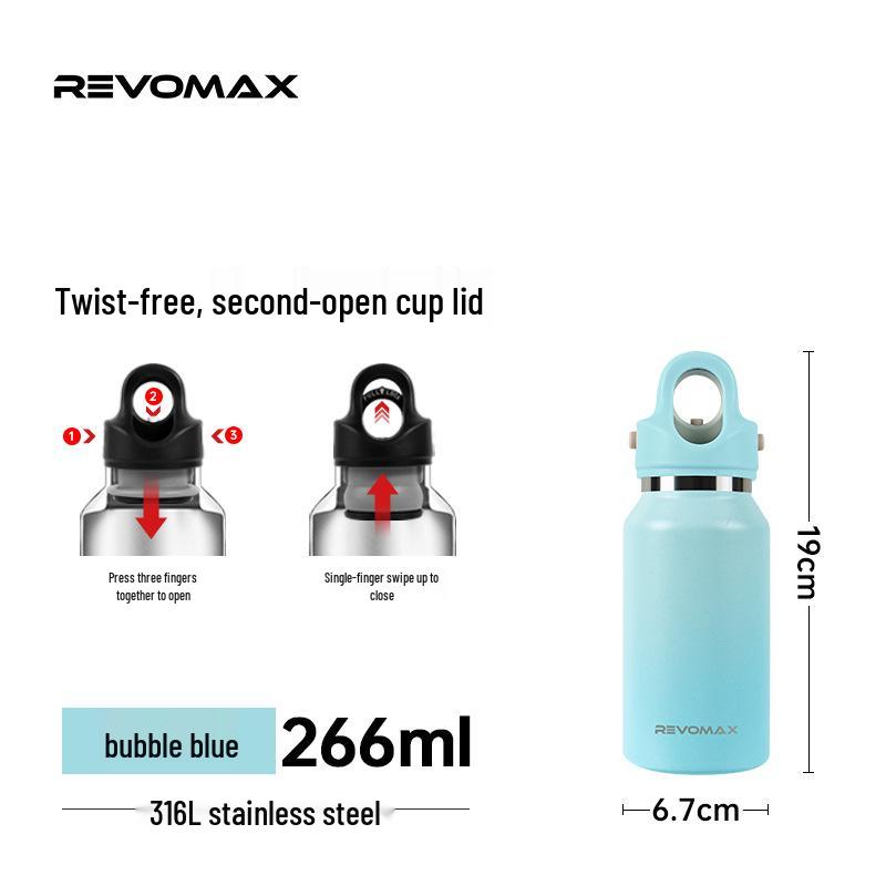 Revomax 266ML Threadless Insulated Stainless Steel Coffee Cup