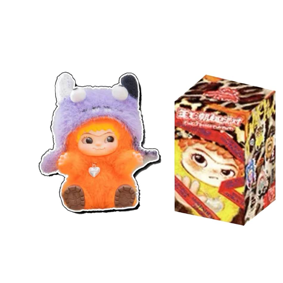 Wakuku Fuzzy Trend Fun Party Series Blind Box Kawaii Collectible Figure Toy Kid Surprise Christmas Collection And Birthday Gifts
