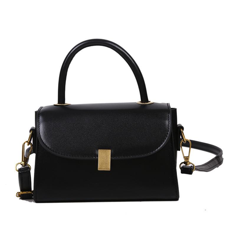 Pu Small Square Shoulder Bag For Women With Lock Closure Perfect For Daily Wear