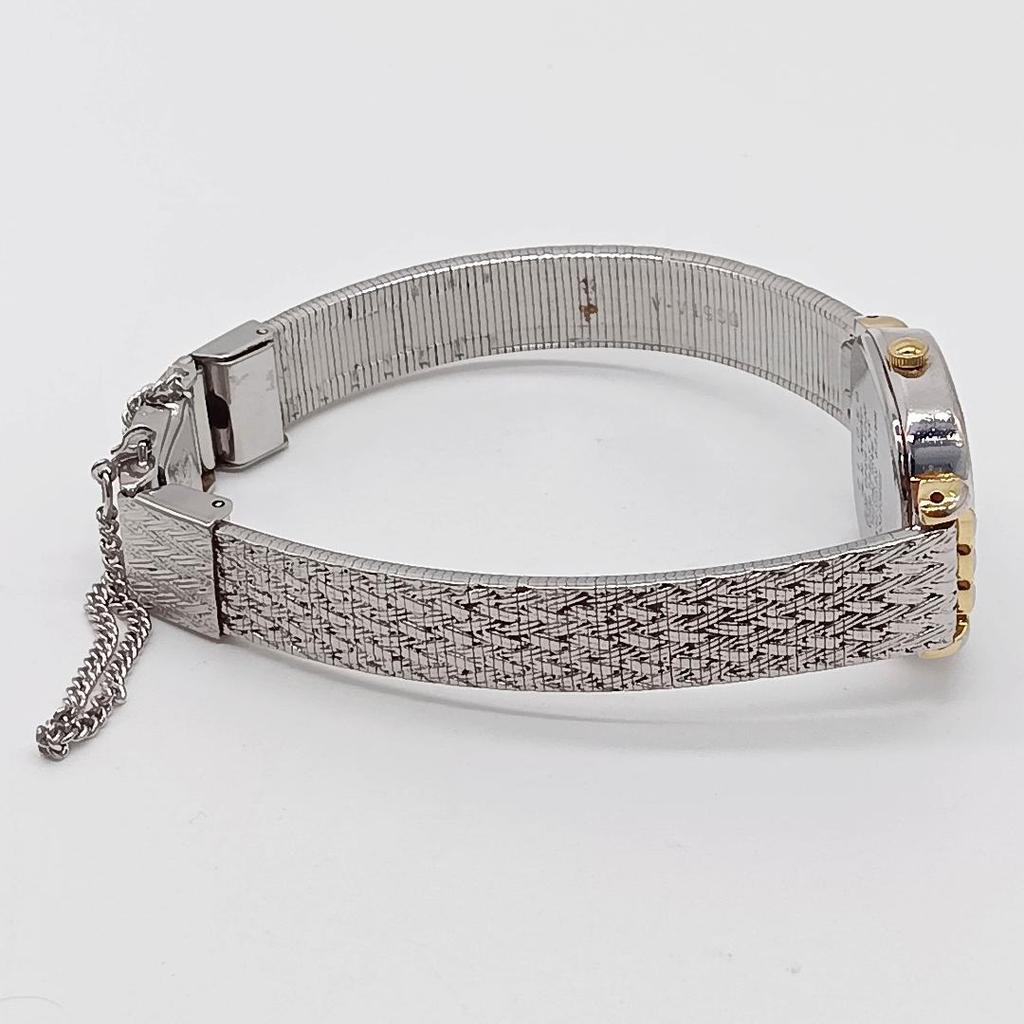 [USED] 372 Free Shipping Battery Replaced SEIKO Square Face Watch