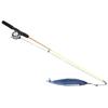 Funny Cat Stick Realistic Flexible Interactive Pulley Telescopic Fishing Rod Cat Toy for Cats(Saury
