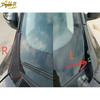 2pcs For Nissan Rogue 2014- Front Wiper Side Cowl Extension Cover Trim Black