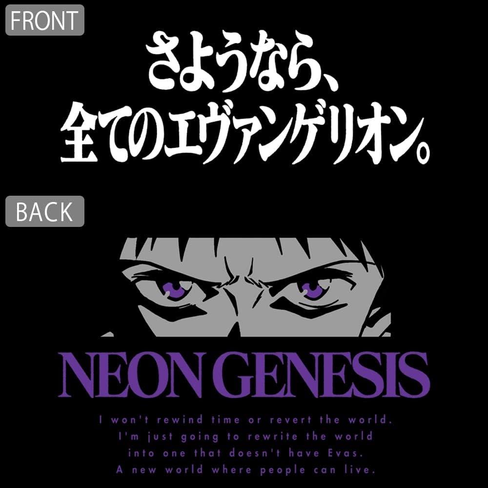 Cospa Cosp [officiaL] Cospa EvangeLion  Goodbye  ALL EvangeLions.  T shirT BLack L L BLack