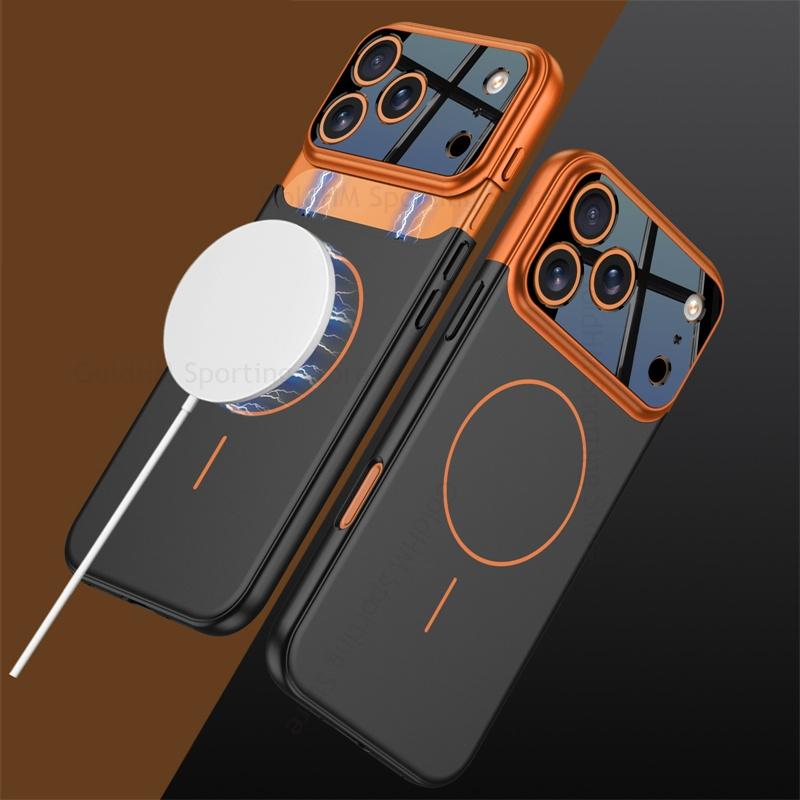 For Iphone 17 Pro Max Magsafe Camera Wireless Charge Case For iPhone Apple 17 Pro Max Ultra Slim Magsafing Shockproof Cover For iPhone 17 Pro Capa