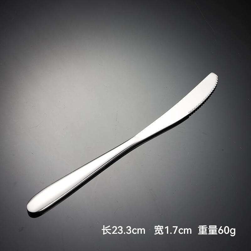 304 stainless steel tableware, knives and forks, spoons, thin A44 series mirror polished steak knives and forks, gifts