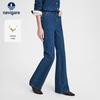 Jeans Acampanados de Cintura Alta para Mujer