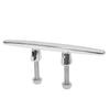 8 Inch Pull Up Boat Cleat Polished 316 Stainless Steel Dock Cleats Tie Down for Yacht Cargo Ship Spe