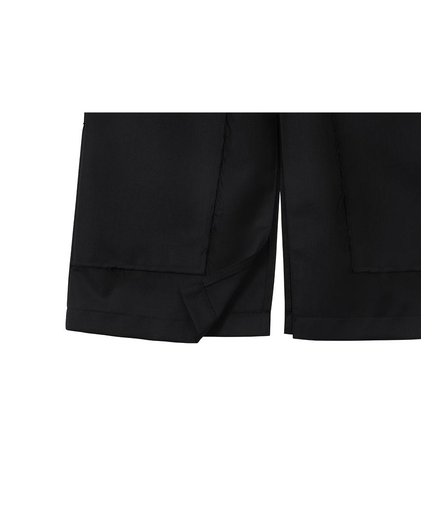 Cotton Rivers Club Double Edge Skirt (Black)