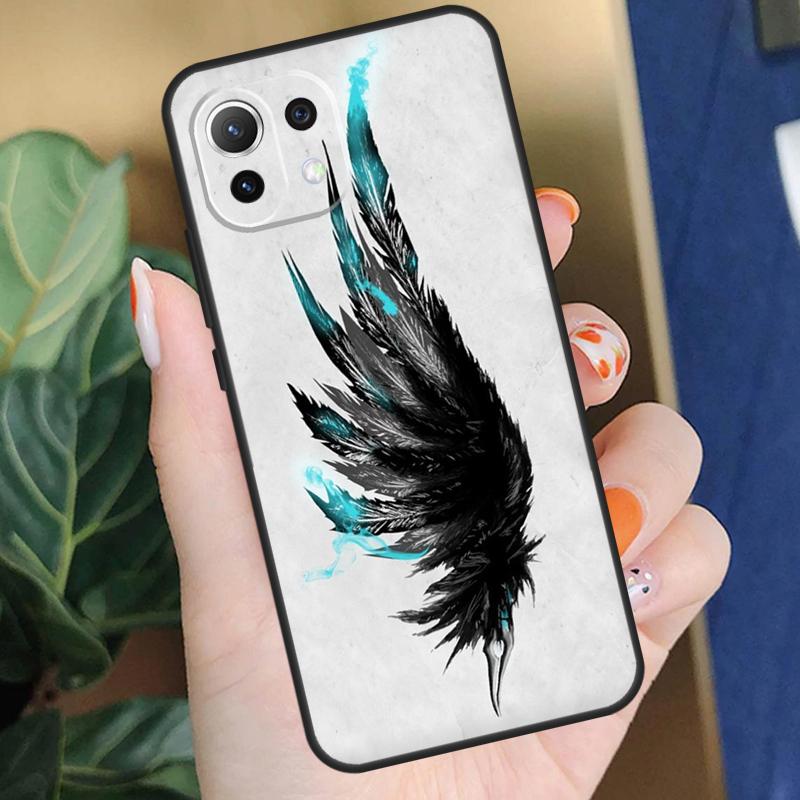 Fantasy Engel Meisje Vleugels Hoesje Voor Xiaomi 15 14 Ultra 13T 14T 15T Pro 17 Pro Max POCO X7 Pro X5 X6 F5 F6 F7 F8 Coque
