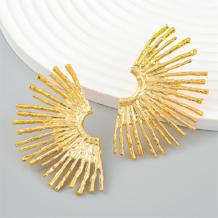 Chic Ear Pendants Stylish Semicircular Line Earrings Exaggerated Ear Jewelry