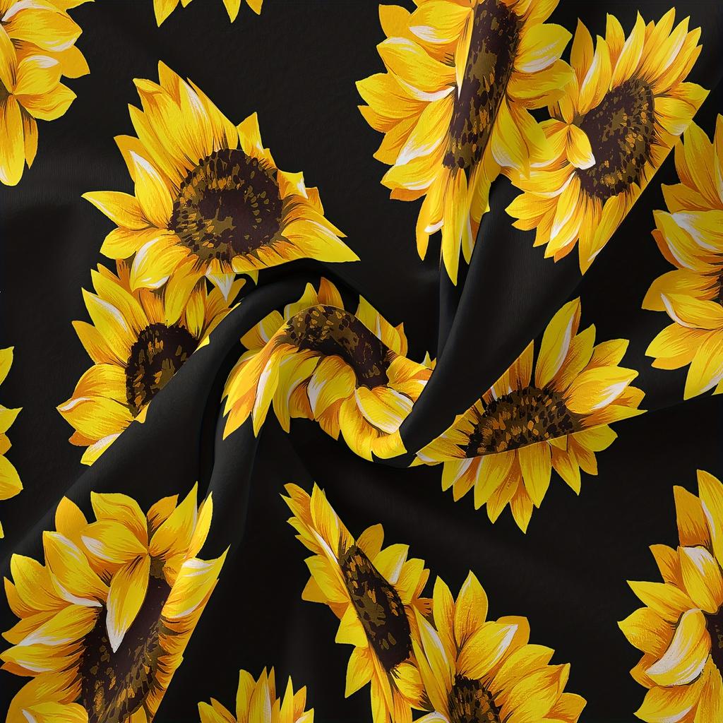 Sunflower Duvet Covers Twin Duvet Cover Soft Breathable Microfiber Material, Birthday Gift For Bedroom Decor, Youngsters Gifts