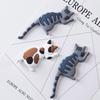 Creative Fridge Hook Cartoon Animal Shape Cat Tail Refrigerator Magnet Sticker for Home