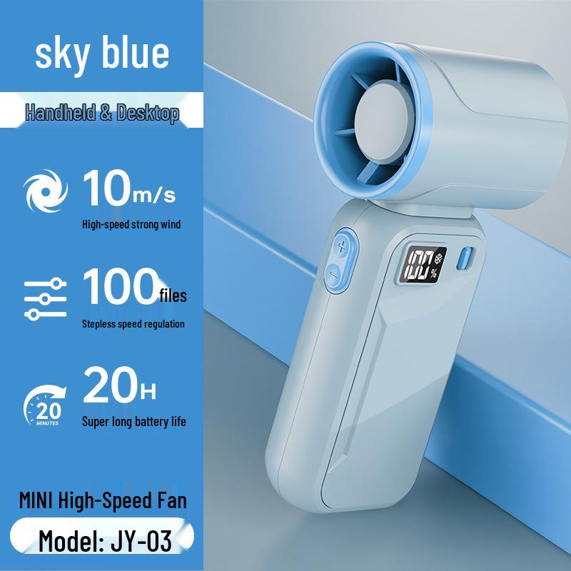 Compact High-Speed Handheld Fan with Large Airflow - Perfect for Outdoor Use In Southeast Asia