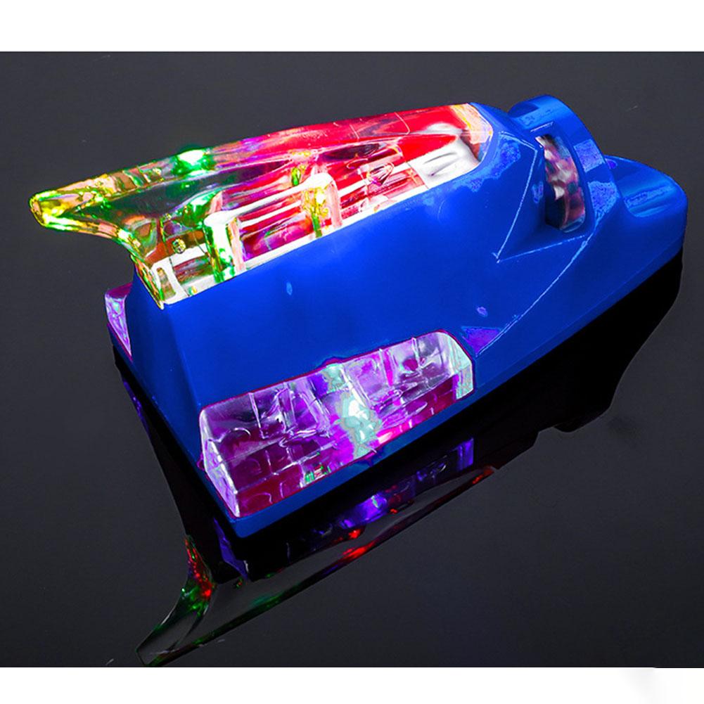 1pc Car Roof Car Truck Wind Powered LED Light Roof Light Fin Auto Safe Lamp Colorful Flash Wind Antenna Lamp