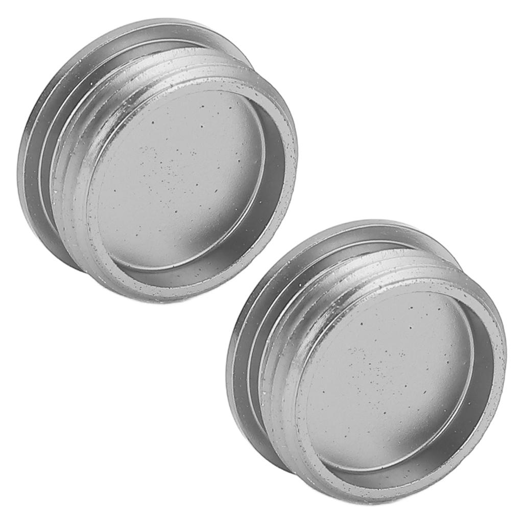 Καπάκι Βίδας Πεντάλ Ποδηλάτου Κράμα Αλουμινίου Σπείρωμα M14 5MM Κάλυμμα Βίδας Πεντάλ για Ποδήλατο Βουνού Χρώμα Τιτανίου