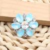 LKERAN 2 Pieces 40mm Handle Sewing Flower Oval Mocha Diamond Double Button DIY Shoes, Hats, Sweaters, Coats, Handmade Sewing Acc