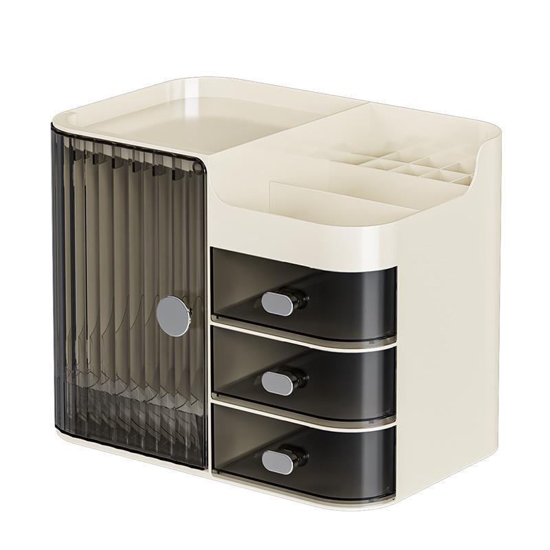 Staubdichte High-End Hautpflege & Kosmetik Organizer Box - Große Kapazität für Lippenstifte & Masken