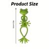 5pcs Frog Plant Support Frame Green Animal Frog Decorative Plant Rack