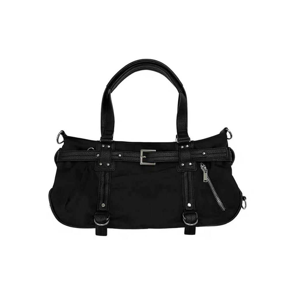 Harajuku Leopard Print Y2k Shoulder Bags Women Girls Nylon Cute Handbag Ladies Vintage Tote Underarm Bag Aesthetic