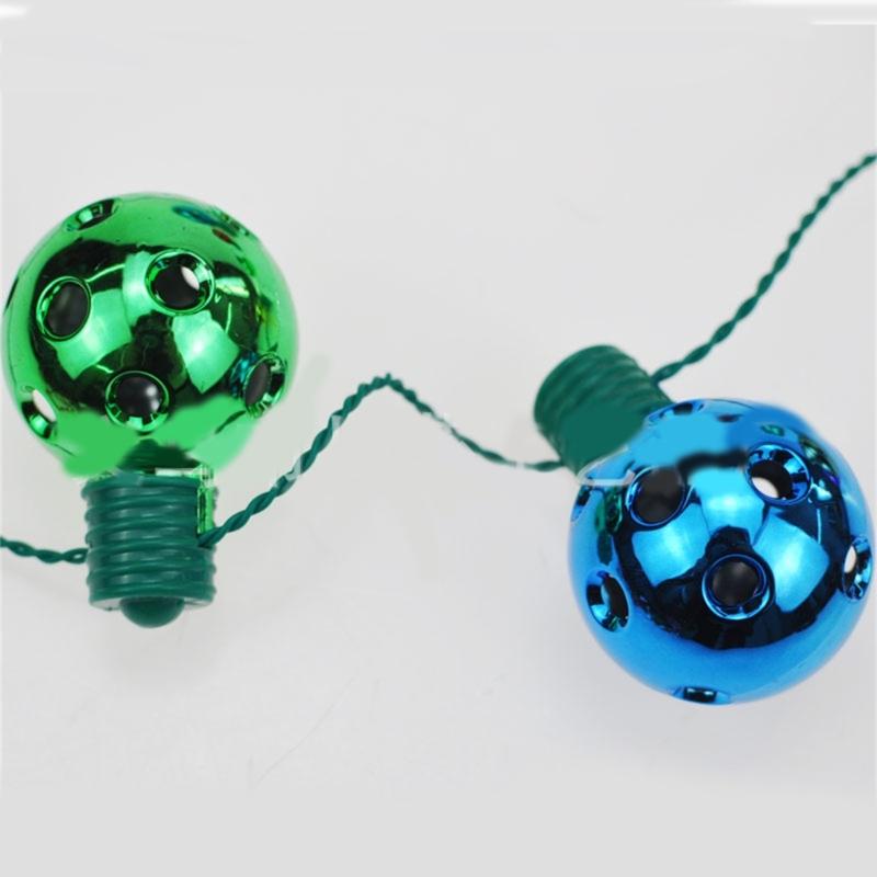 2pcs Christmas LED Headband Necklace Set Festival Party Headdress Jingle Bells Headhoop Party Props Costume Accessories