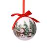2pcs 8cm Christmas Tree Pendant Delicate Hanging Ornament Crafts Christmas Ball  Window