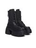 British Women's 2026  Motorcycle Height Increase Autumn and Winter New Ultra Light Thick Soled Boots Short Boots