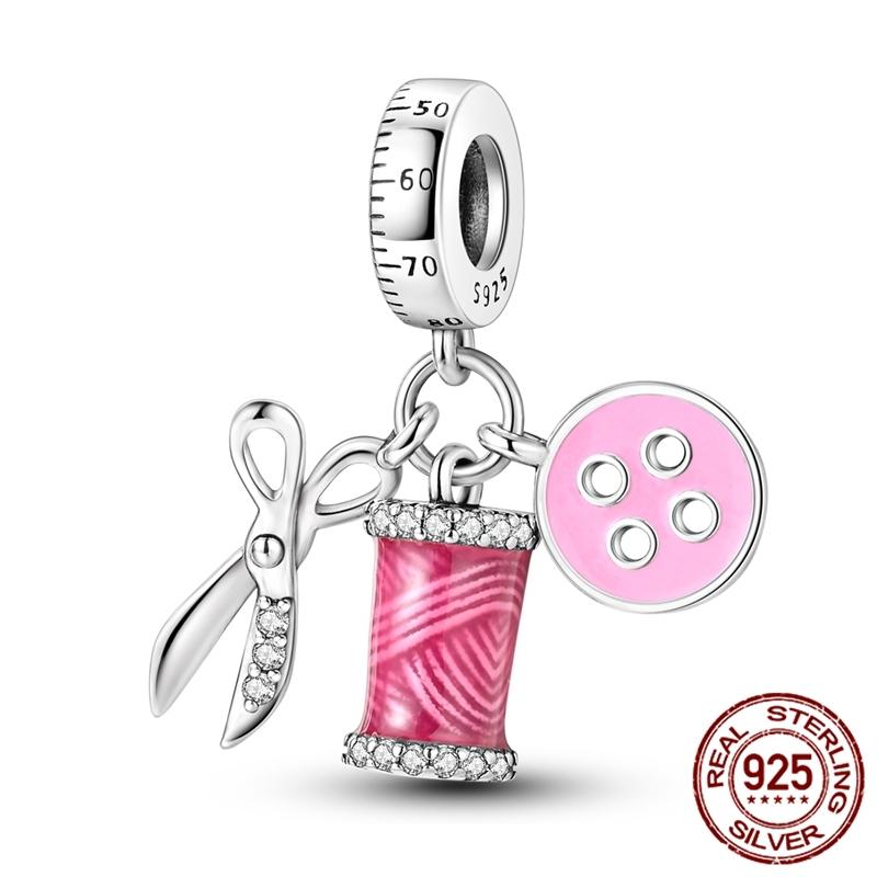 Copper Charms Beads Fit Original Pan Bracelet Making For Woman Jewelry Fashion Pendant