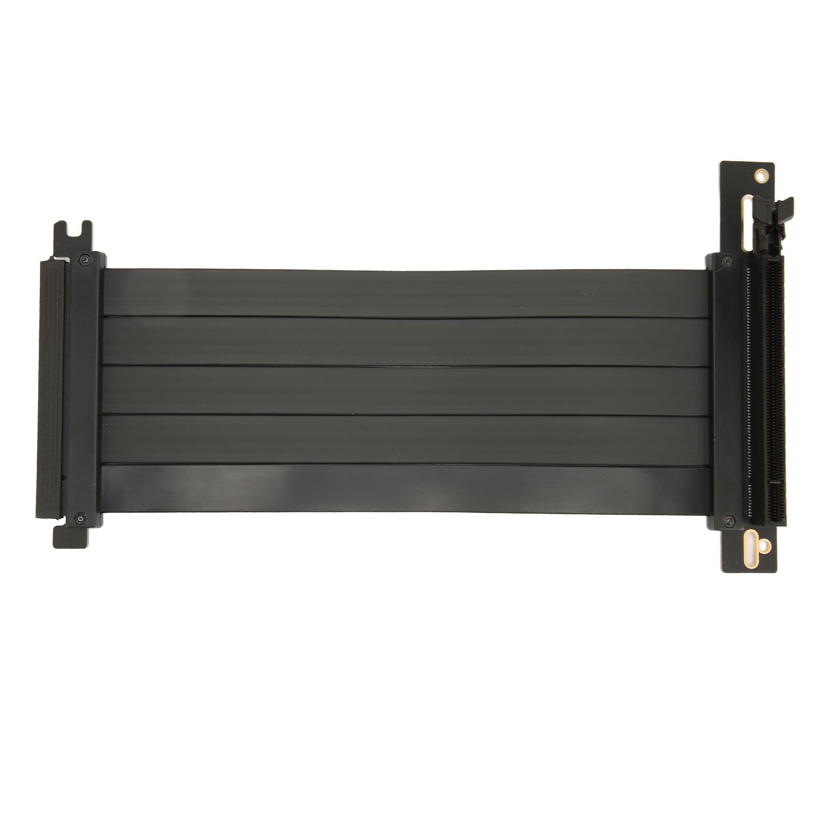 

Кабель-райзер PCIE 4.0 X16 Високошвидкісний Гнучкий Прямокутний Порт PCIE Відеокарта GPU 20cm / 7.9in