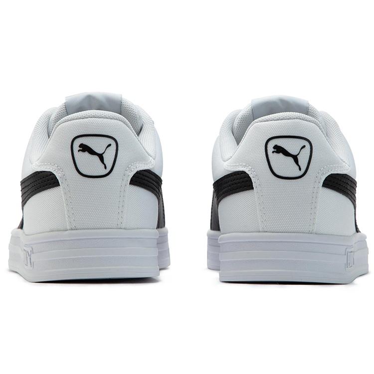 PUMA Smash Vulc Retro Casual Skateboarding Shoes Unisex White Black Shoe 'White Black' Men's 385554-01