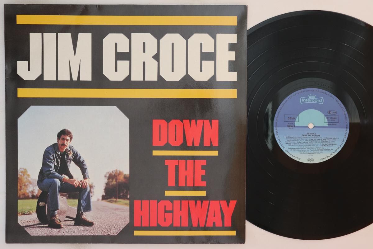 

LP Record JIM CROCE Down The Highway A6678 INTERCORD 1980 Germany Rock Used