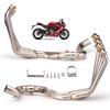 For HONDA CBR650R CB650R CBR650F CB650F 2014-2025 Motorcycle Exhaust  Stainless Titanium Alloy Escape Front Link Pipe 51mm