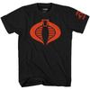 G.I. Joe Cobra Army Logo 1982 Black Adult T Shirt