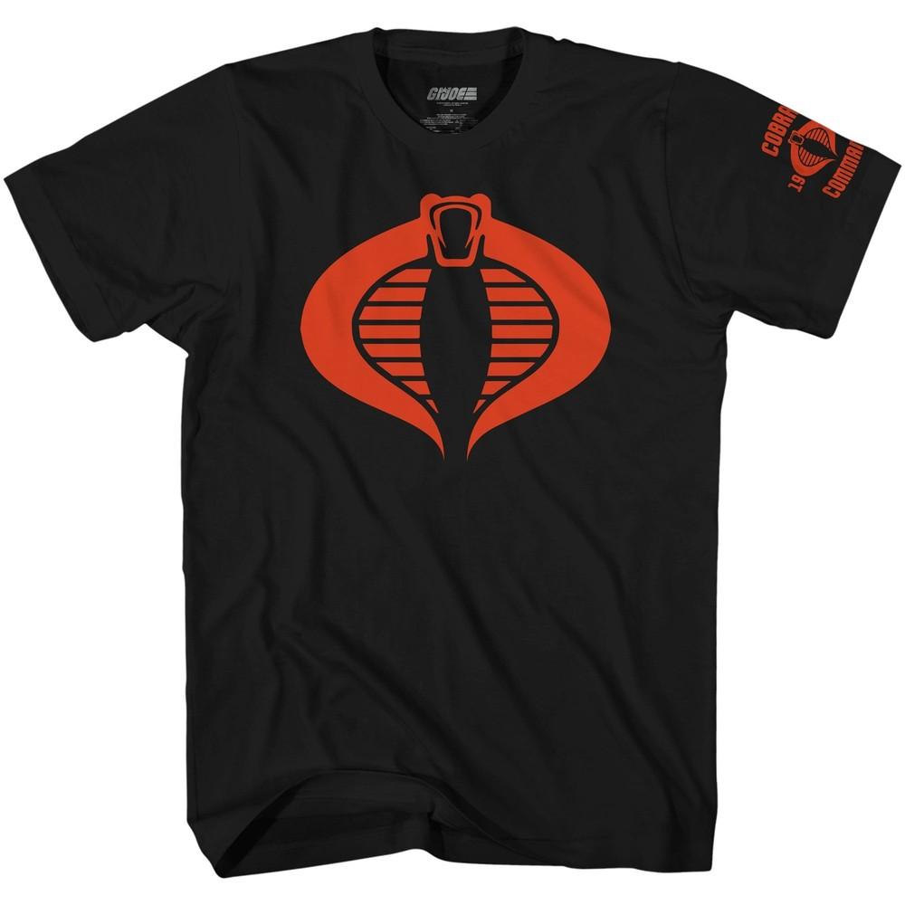 

G.I. Joe Cobra Army Logo 1982 Black Adult T Shirt 3XL