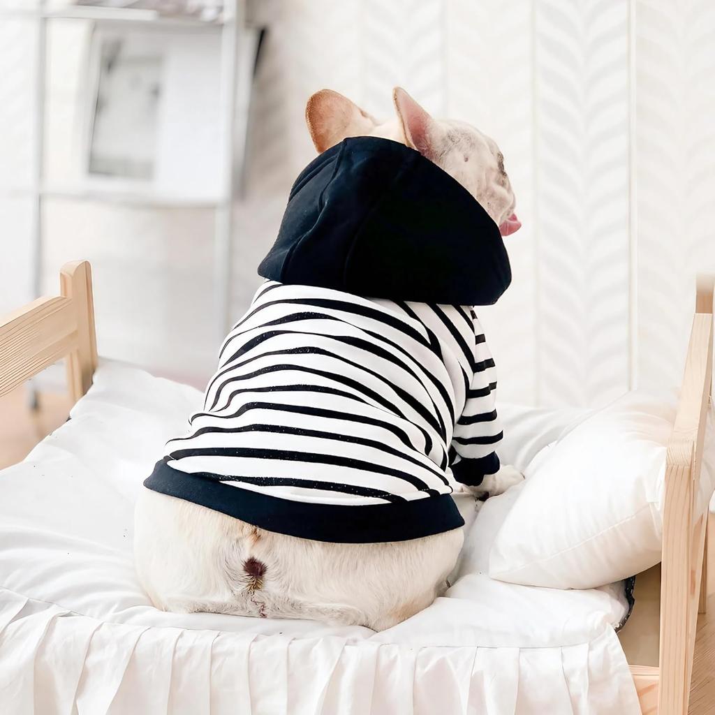 Dog Sweaters for Medium Dogs Boy French Bulldog Clothes,Frenchie Clothes Dog Fleece Sweaters Winter Coat Pet Sweatshirt Hoodie Medium Sized Halloween