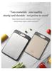Stainless Steel & Wheat Straw Double-Sided Chopping Board with Titanium Plate