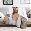 New adam levine Throw Blanket Cozy Sofa Blanket for TV Watching Napping