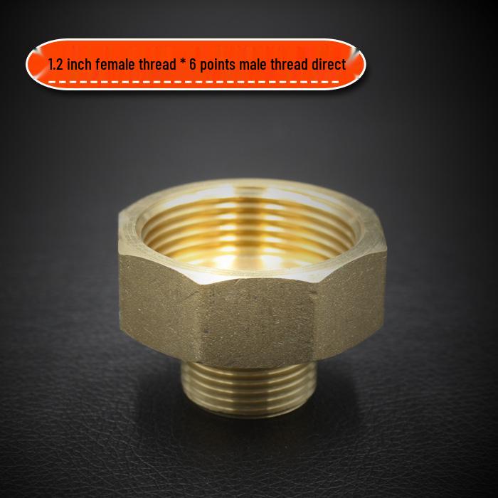 Copper Reducing Threaded Coupling Adapter for Male/Female: 1/2", 3/8", 1/4", 1/8" Connector