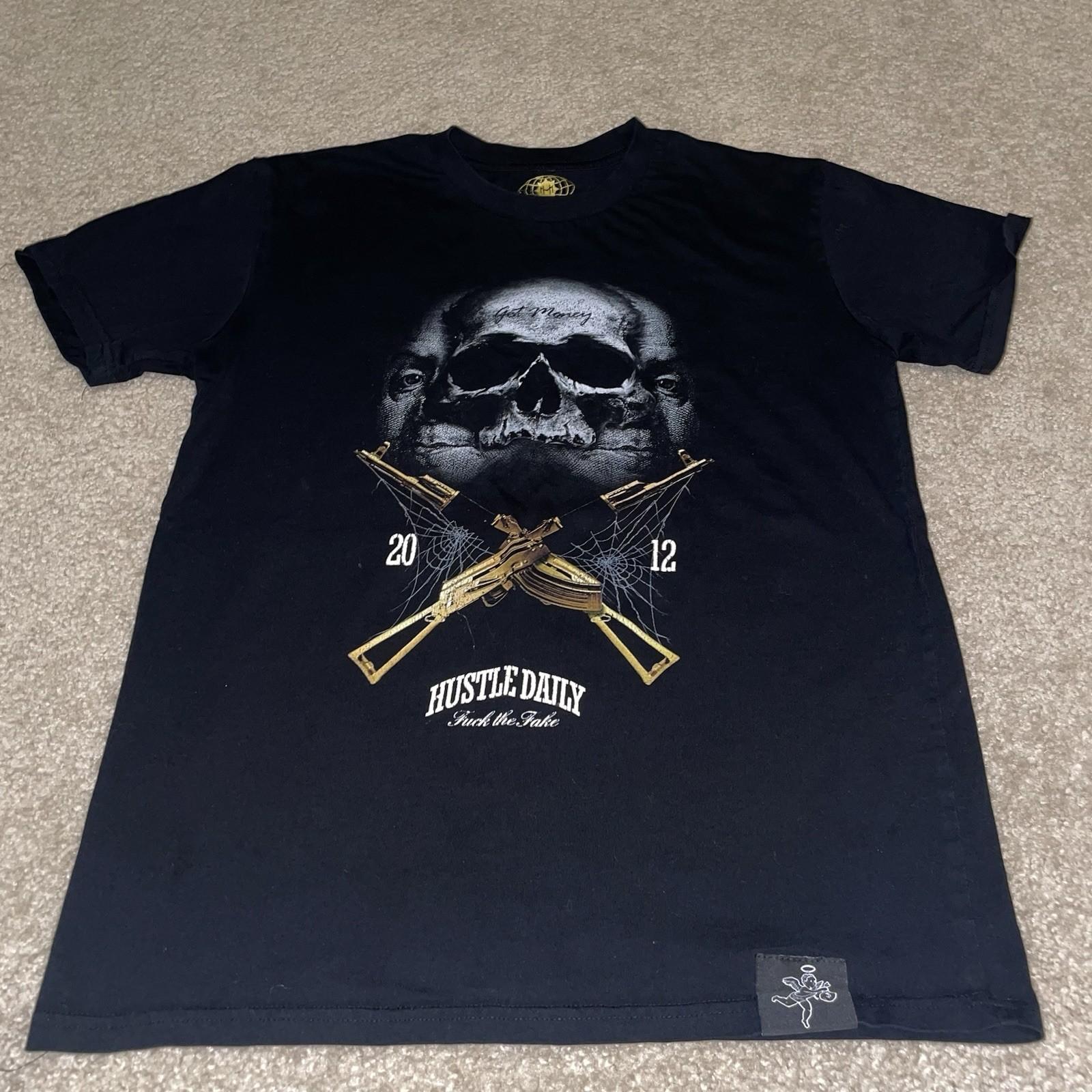 Hustle Daily Men’s Shirt Size Medium K-162 Unisex T-Shirt XL