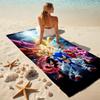 1Pc Speedsters Action Beach Towel Microfiber Beach Towel Thin Absorbent For Beach Swimming Yoga Bath Sports 0917239