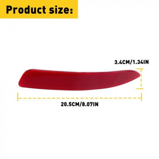 Rear Reflector Bumper Light Right Passenger Side Fit BMW X5 E70 2007 08-2010