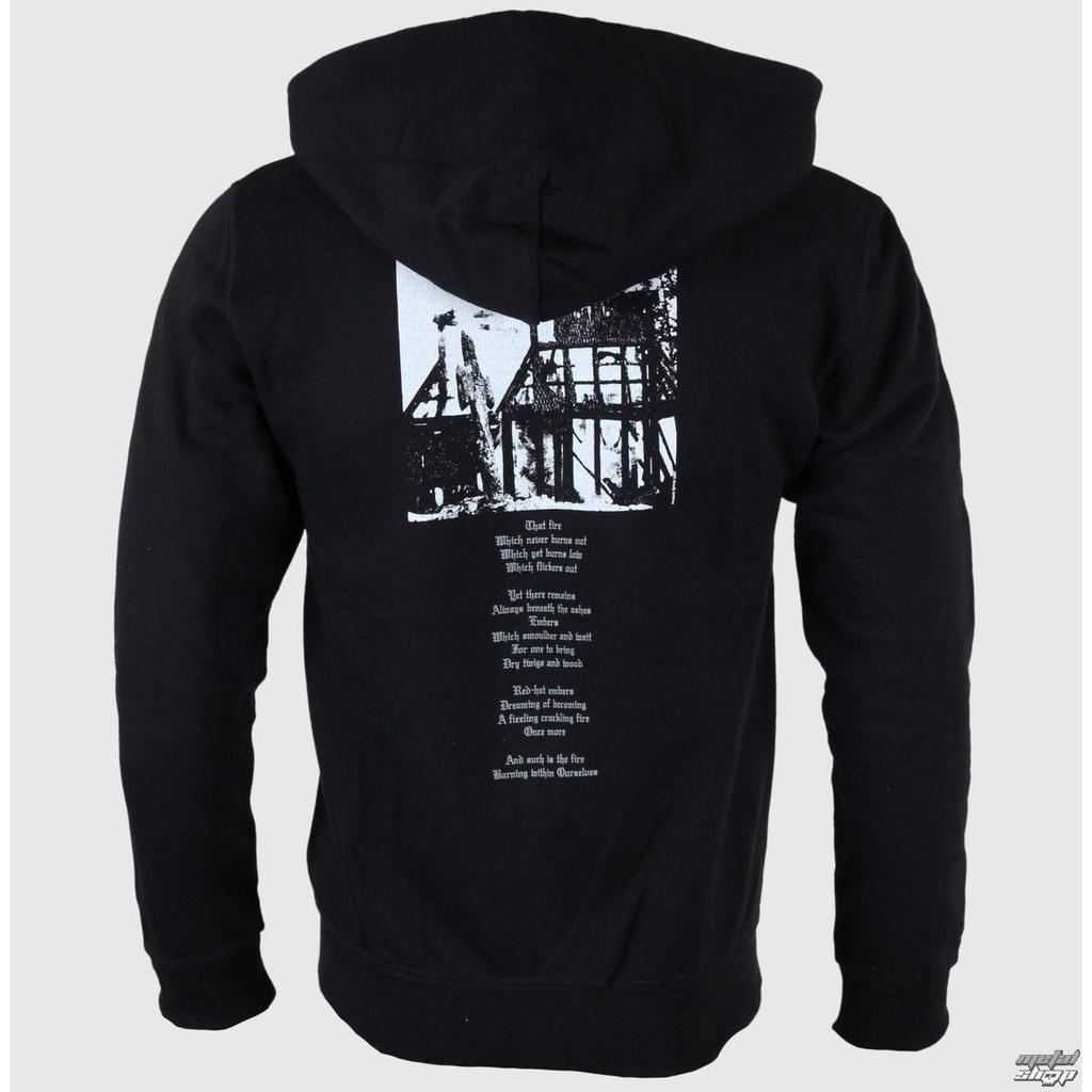 Hanorac cu fermoar complet Burzum Aske unisex pentru adulți