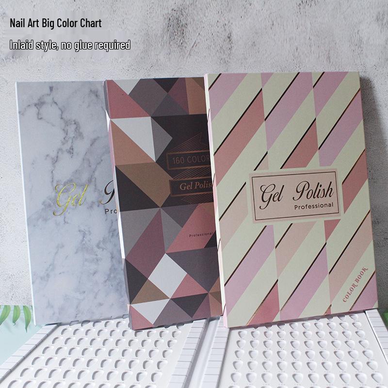 Nail Polish Display Board: Acrylic Gel Color Chart Album