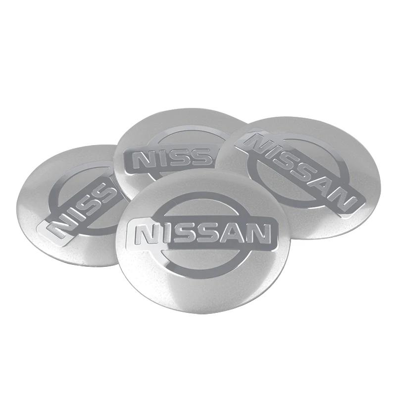 4Pcs 54/60mm Original Car Wheel Hub Center Caps Rim Cover Nissan X-trail T32 Patrol Altima Sentra Kicks Qashqai J10 J11