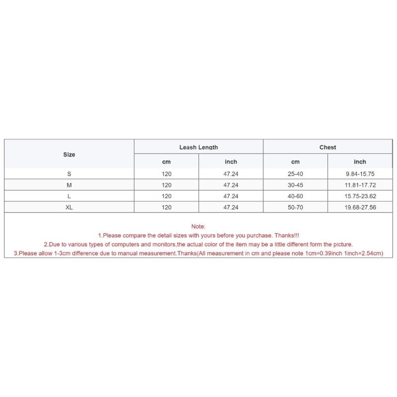 Dog Harness for Small Medium Dogs Fabric Chest Harness Outdoor Training Harness Adjust Leash for Dog Walking Supply