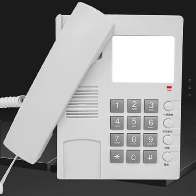 Hotel Guest Room Telephone with Durability Build and Space Saving Wall Mount/Desk Display Simple Designing