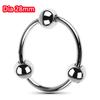 Metal Penis Ring Sex Toys For Men Male Delay Ejaculation Stainless Steel Cock Ring Glans Stimulator Sex Increase Orgasm 6 Sizes