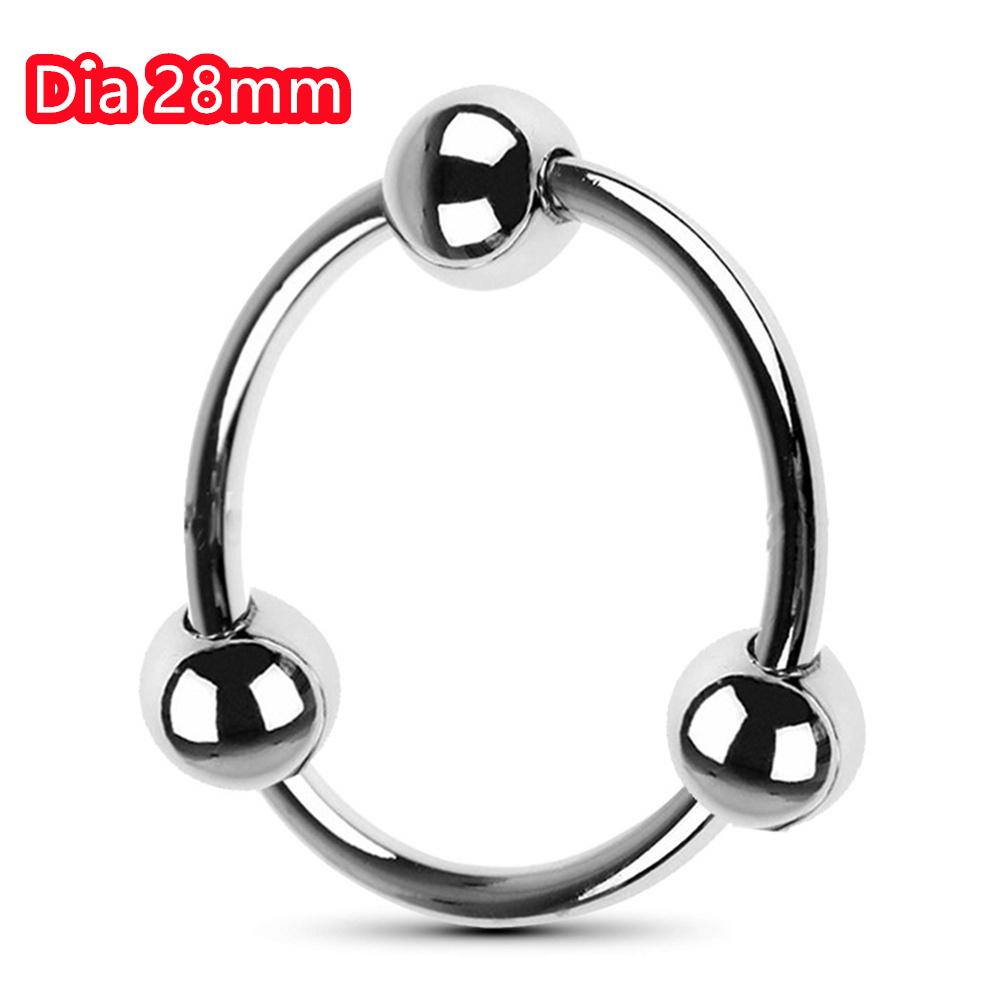Metal Penis Ring Sex Toys For Men Male Delay Ejaculation Stainless Steel Cock Ring Glans Stimulator Sex Increase Orgasm 6 Sizes