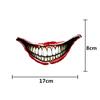 Decorative Tag Graffit Mouth Sticker Car Decal Skeleton Metal Car Sticker Joker Graffit Car Sticker