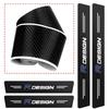 Volvo Car Logo Door Sill Protector Stickers Carbon Fiber Threshold Strip For R Design S80 V70 C30 XC60 S60 XC90 XC40 FH500 V50