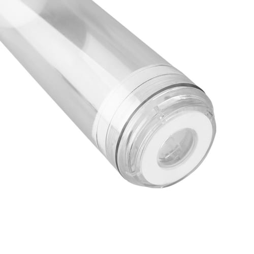 Swagell 3x 10-inch Reusable Empty Clear Cartridge Water Filter Housings, Various Media Refillable